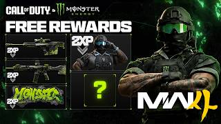 HOW TO CLAIM ALL NEW MW4 Monster Energy Rewards! (Operators, Blueprints, Double XP, & MORE!)