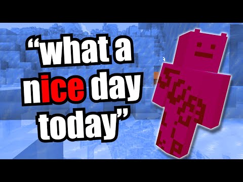 Minecraft, but if I say "ice" the world turns to ice...