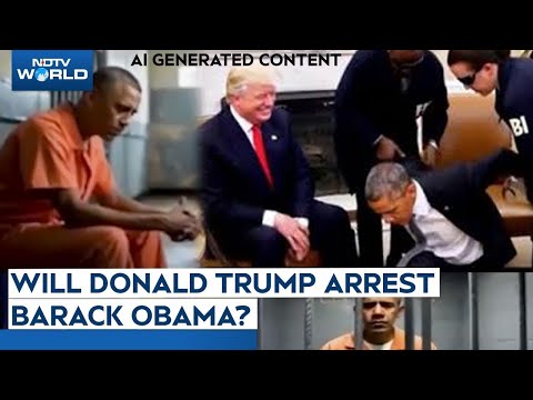 Donald Trump Obama Video | Trump Posts AI Video Of Barack Obama's Arrest: "No One Is Above Law"