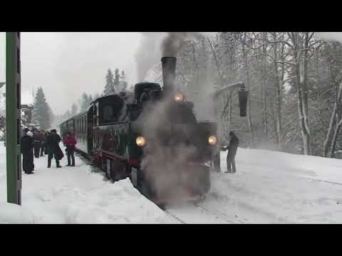 De Duitse 'Brockenbahn' in winter | The German 'Brockenbahn' in Winter