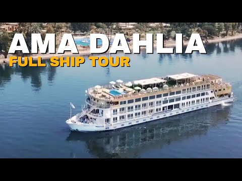 AMA Dahlia | Full Ship Walkthrough Tour & Review 4K | AMA Waterways