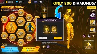 NEW GOLDEN CRIMINAL RING EVENT IN FREE FIRE | FF NEW EVENT TODAY - GARENA FREE FIRE