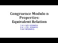 Understanding Congruence and Its Properties