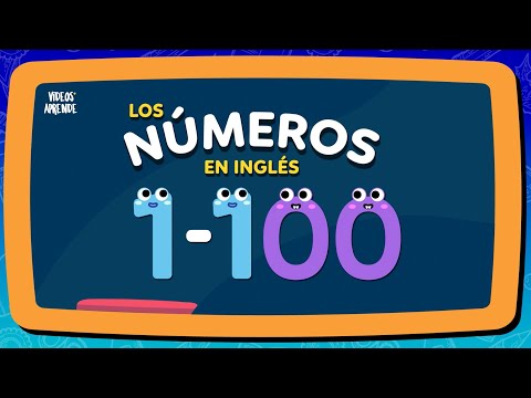 Números en inglés del 1 al 100 - Videos Aprende