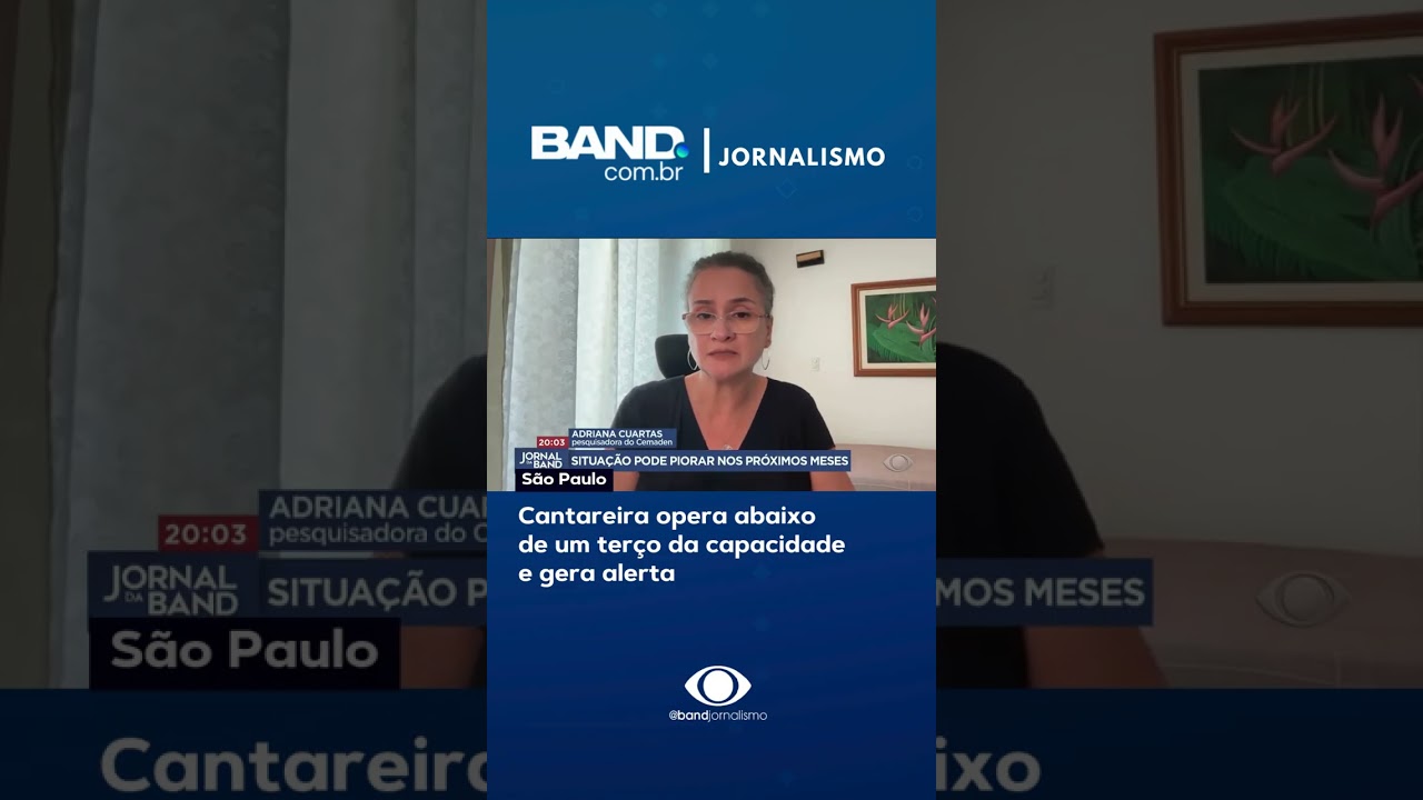 Cantareira opera abaixo  de um terço da capacidade  e gera alerta