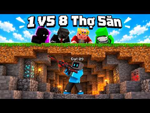Thử Thách Trốn Thoát Khỏi 8 Thằng Bạn Thợ Săn Truy Đuổi 🤣 Nhưng Tôi Có Súng