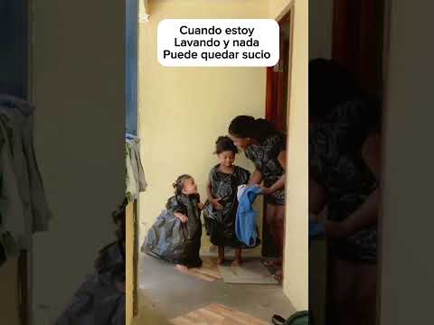 Cuando estoy lavando y nada puede quedar sucio