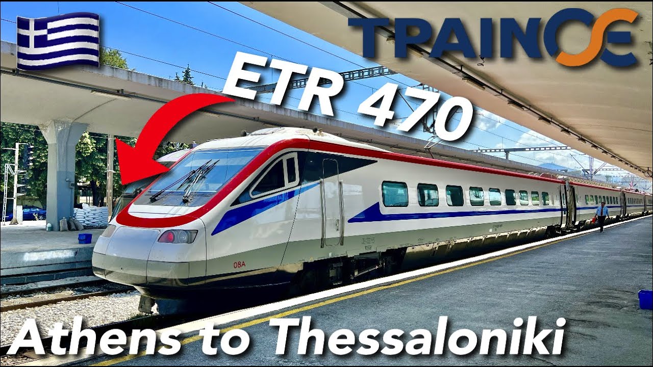 Greece's new 'high speed' train - the NEW life of the ETR 470 Cisalpino