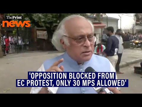 'All opposition MPs were to submit our SIR demand to EC, but only 30 MPs are allowed': Jairam Ramesh