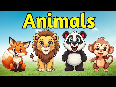 Super Cute Jungle Animals Adventure 🐾 – Fun Learning for Toddlers!