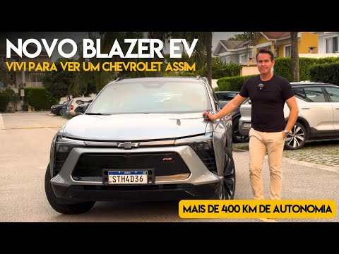 Blazer EV: Vivi para ver um Chevrolet assim com mais de 400 km de autonomia