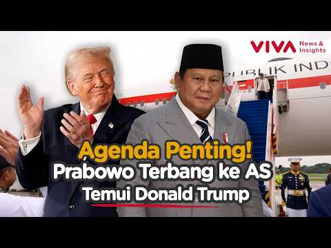 Misi Besar ke AS! Prabowo Bawa Agenda Perdagangan dan Perdamaian Gaza