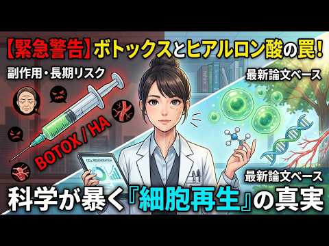 【最新論文が警告】ボトックスとヒアルロン酸の恐ろしい代償…手軽な美容医療に潜む罠と「本当の若返り」の正解