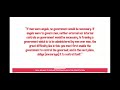Principles of Government and Power