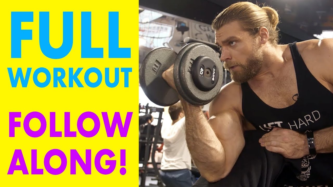Full body dumbbell routine (entire workout, follow along) - dumbbell workout plan p2d3