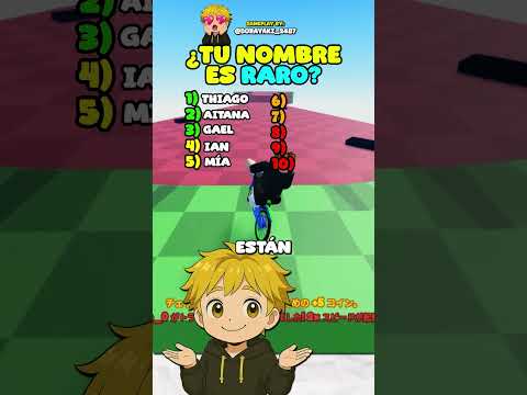 EL RETO DE LOS NOMBRES MODERNOS 📝 #shorts #roblox
