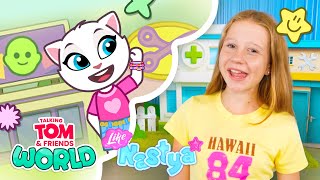 @LikeNastyaofficial and Friends Play Talking Tom & Friends: World in Real Life