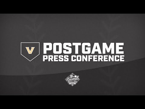 2024 SEC Baseball Tournament - Press Conference: Vanderbilt