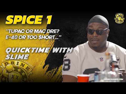 Spice 1 Keeps It All The Way Bay While Playin' QuickTime With Slime