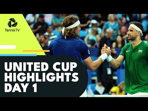 Dimitrov Faces Tsitsipas, Fritz, Bencic, Musetti & More! | United Cup Day 1 Highlights