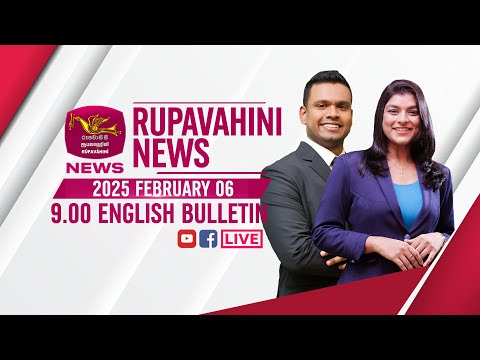 2025-02-06 | Rupavahini English News | 9.00PM