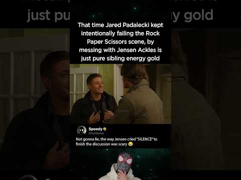 <strong>That</strong> <strong>time</strong> Jared Padalecki kept failing <strong>the</strong> Rock Paper Scissors scene | Supernatural (2012)
