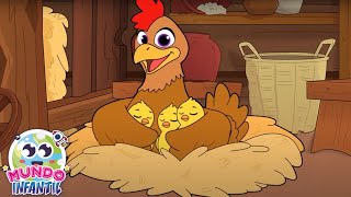 Los Pollitos Dicen Pio Pio 🐔🐥 Canciones Divertidas🌟| Mundo Infantil💕✨