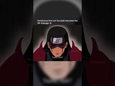 Hashirama find out who became the 5th Hokage 😂 #shorts #anime #naruto
