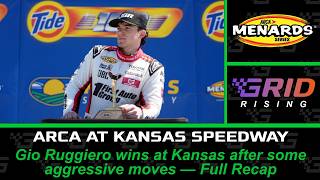 Gio Ruggiero Powers To ARCA Kansas Win | GRID Rising