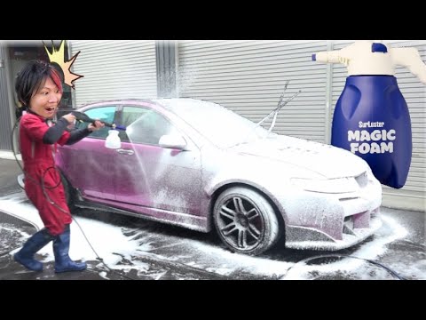 濃厚圧縮！消費が少ないマジックフォームガン！