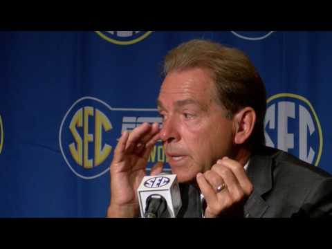 Nick Saban: SEC Media Days 2017