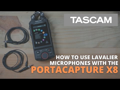 Can I Use Lavalier Microphones With the Portacapture X8?