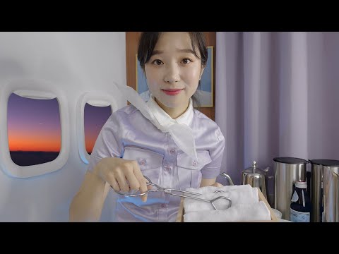 ASMR Flight Attendant Sleep Care Service✈️