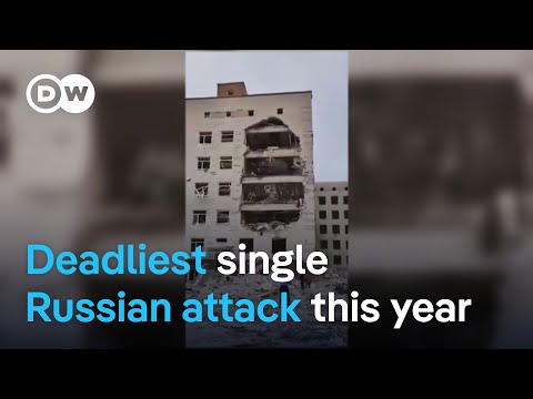 Dozens killed in Russian missile strikes on Ukrainian city of Poltava | DW News