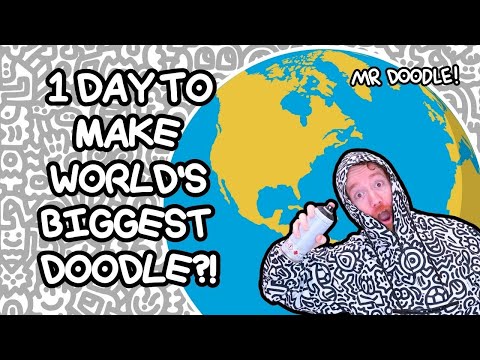 1 Day To Create World’s BIGGEST Doodle?! | Mr Doodle