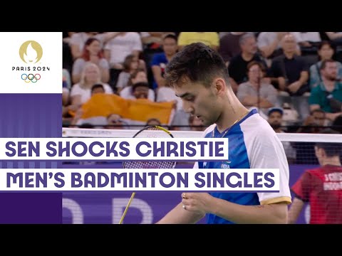 Lakshya Sen enters round of 16 in men's badminton singles 🏸 | Paris 2024 highlights