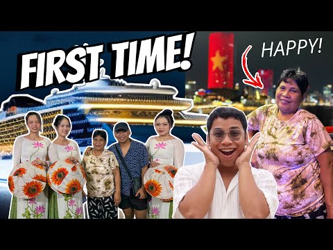 WOW! SUMAKAY KAMI NG CRUISE SHIP SA VIETNAM! 😍 (SOBRANG SAYA NI MAMA!)
