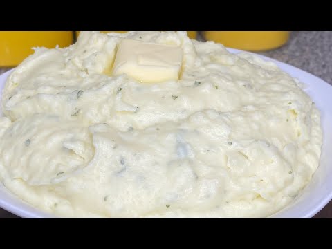 GARLIC BUTTER MASHED POTATOES