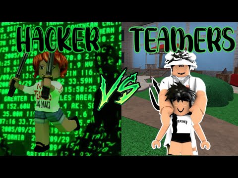 (MM2) Hacker Vs Teamers #1...(Murder Mystery 2) l Roblox