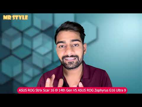 ASUS ROG Strix Scar 16 Intel Core i9 14th Gen VS ASUS ROG Zephyrus 16 Intel Core Ultra 9 Comparision