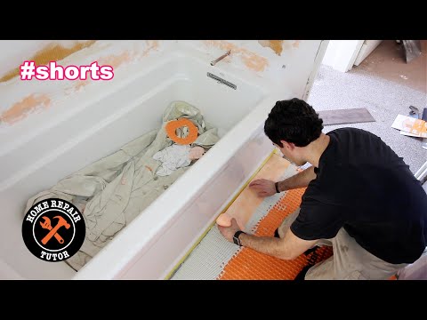 Bathroom Floor Waterproofing Tips - #shorts