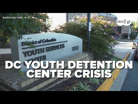 YouTube video thumbnail: DC Youth Center Over Capacity, Raising Safety and Education Concerns