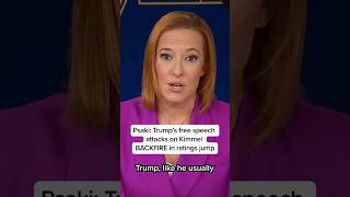 Psaki: Trump's free speech attacks on Kimmel BACKFIRE in ratings jump