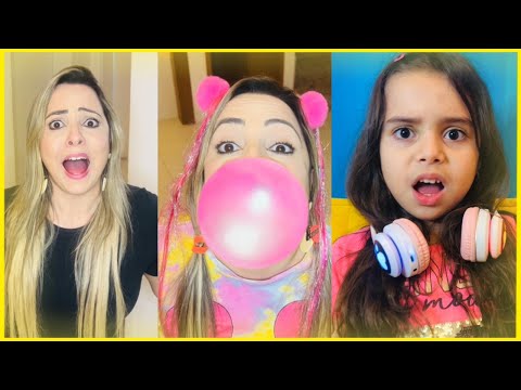 QUANDO GRUDA CHICLETE NO CABELO 😲