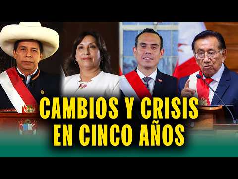 Cuatro presidentes en 5 años: Esto fue lo que pasó en los últimos cinco años en el Gobierno Peruano