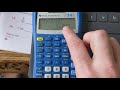 Converting Mixed Numbers with TI-34