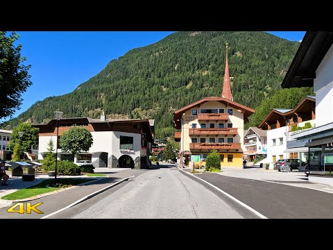 Längenfeld 🇦🇹 to Oetz Ötztal Scenic Drive Austria 🇦🇹 4K 60p