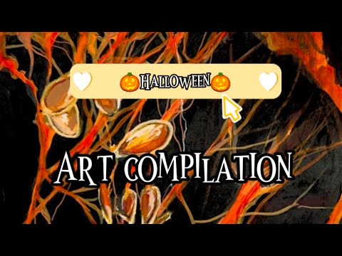 Satisfying HALLOWEEN art compilation! 🎃