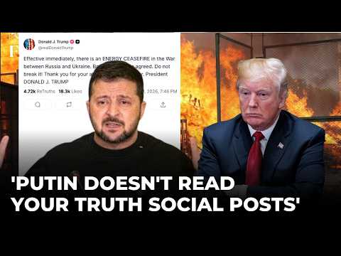 Trump, Putin Isn't <strong>Reading</strong> Truth Social Posts': Zelensky's Savage Swipe At US President | Watch