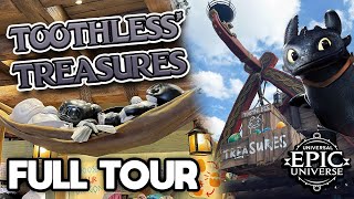 FULL TOUR of Toothless' Treasures at Universal Epic Universe
